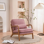 Chaise d'appoint rembourrée moderne du milieu du siècle