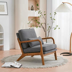 Chaise d'appoint rembourrée moderne du milieu du siècle