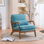 Chaise d'appoint rembourrée moderne du milieu du siècle