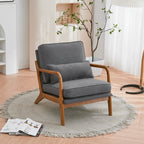 Chaise d'appoint rembourrée moderne du milieu du siècle