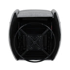 Fauteuil inclinable pivotant rembourré avec réglage manuel, rotation à 360° et deux oreillers amovibles