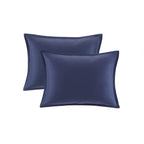 Parure de lit en coton vert/bleu marine Aaron Shark d'Urban Habitat Kids