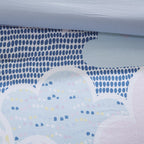 Parure de lit 5 pièces en coton bleu « Intelligent Design Kids Bliss »