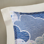 Parure de lit 5 pièces en coton bleu « Intelligent Design Kids Bliss »