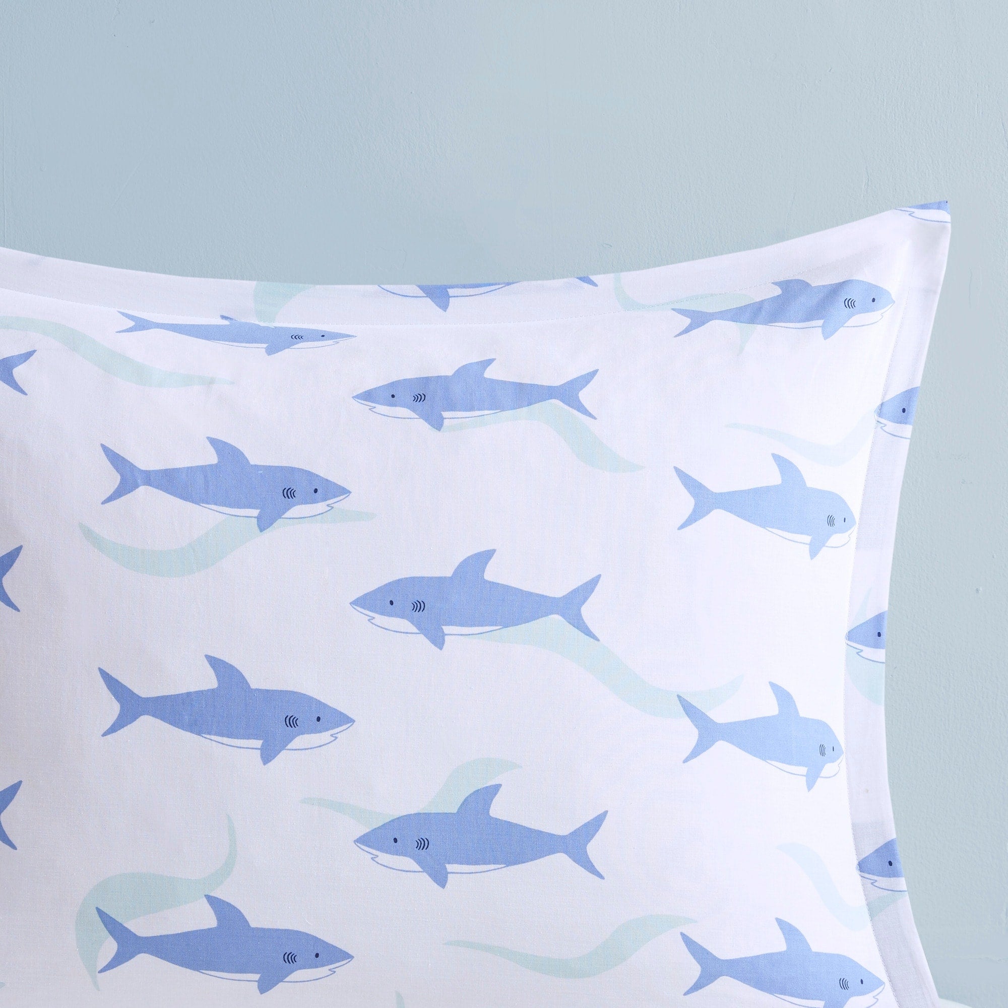 Parure de lit réversible à rayures en coton Dakota pour enfants, design intelligent