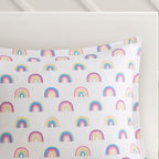 Parure de lit réversible à rayures en coton Dakota pour enfants, design intelligent