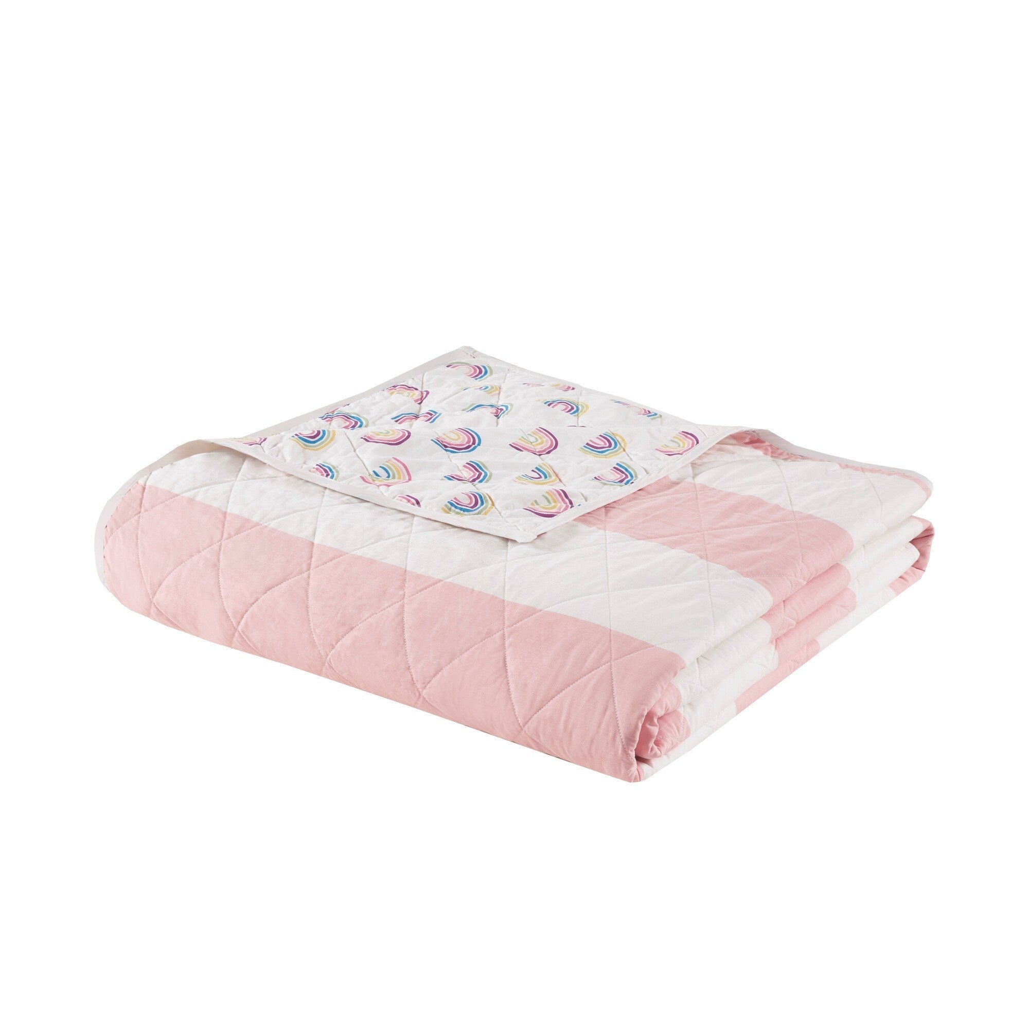 Parure de lit réversible à rayures en coton Dakota Cabana d'Urban Habitat pour enfants