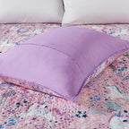 Parure de lit réversible en coton avec coussins décoratifs pour enfants Ella Unicorn