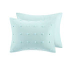 Parure de lit Ensley en coton jacquard à pompons par Intelligent Design Kids