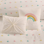 Parure de lit Ensley en coton jacquard à pompons par Intelligent Design Kids