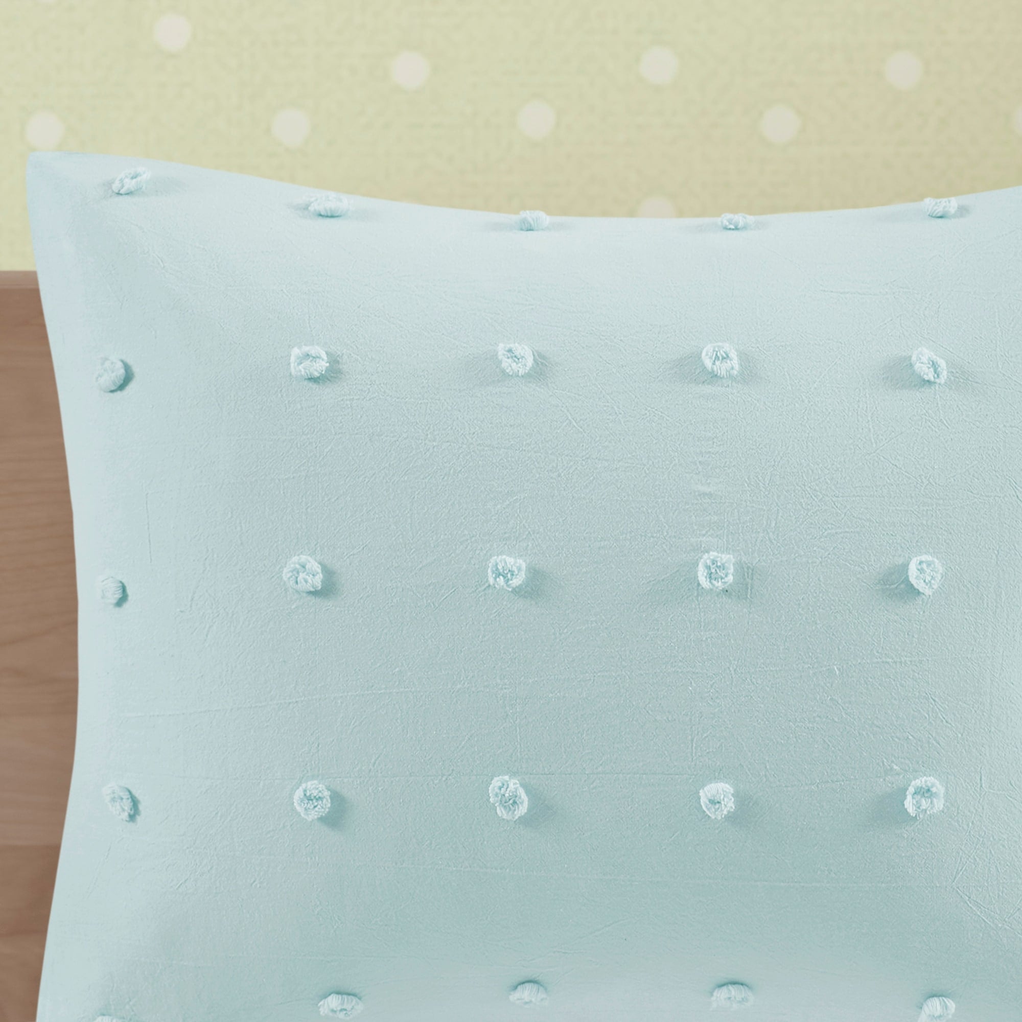 Parure de lit Ensley en coton jacquard à pompons par Intelligent Design Kids