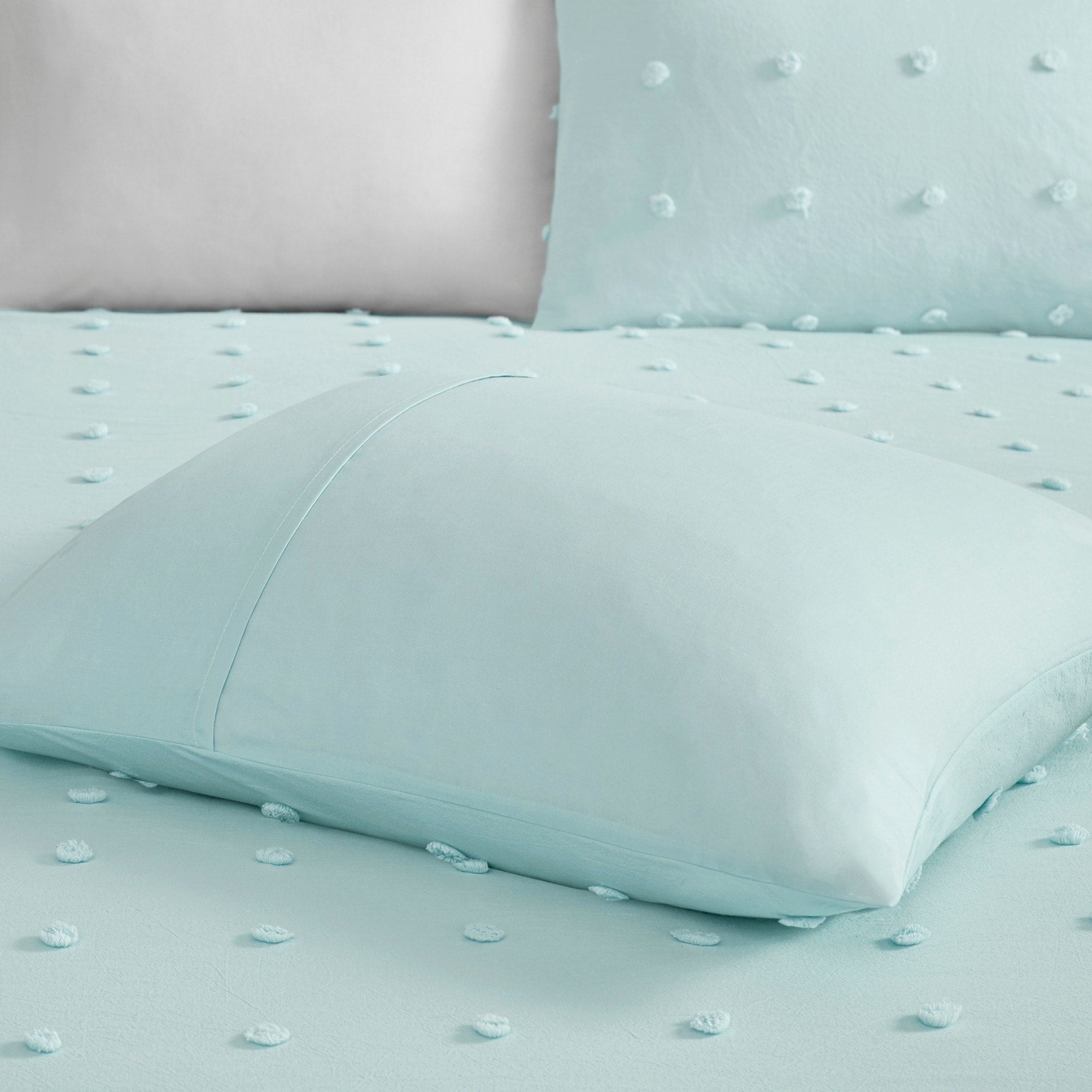 Parure de lit Ensley en coton jacquard à pompons par Intelligent Design Kids
