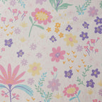 Parure de lit réversible en coton à motif floral Thea pour enfants, design intelligent, avec coussin décoratif