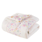 Parure de lit réversible en coton à motif floral Thea pour enfants, design intelligent, avec coussin décoratif