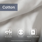 Parure de lit imprimée en coton bleu « Intelligent Design Kids Bliss »