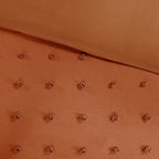 Parure de lit en jacquard de coton et de maïs au design intelligent avec taies d'oreiller et coussins décoratifs