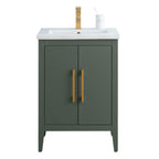 Meuble-lavabo simple Vanity Art 20, 24 ou 30 avec dessus en céramique