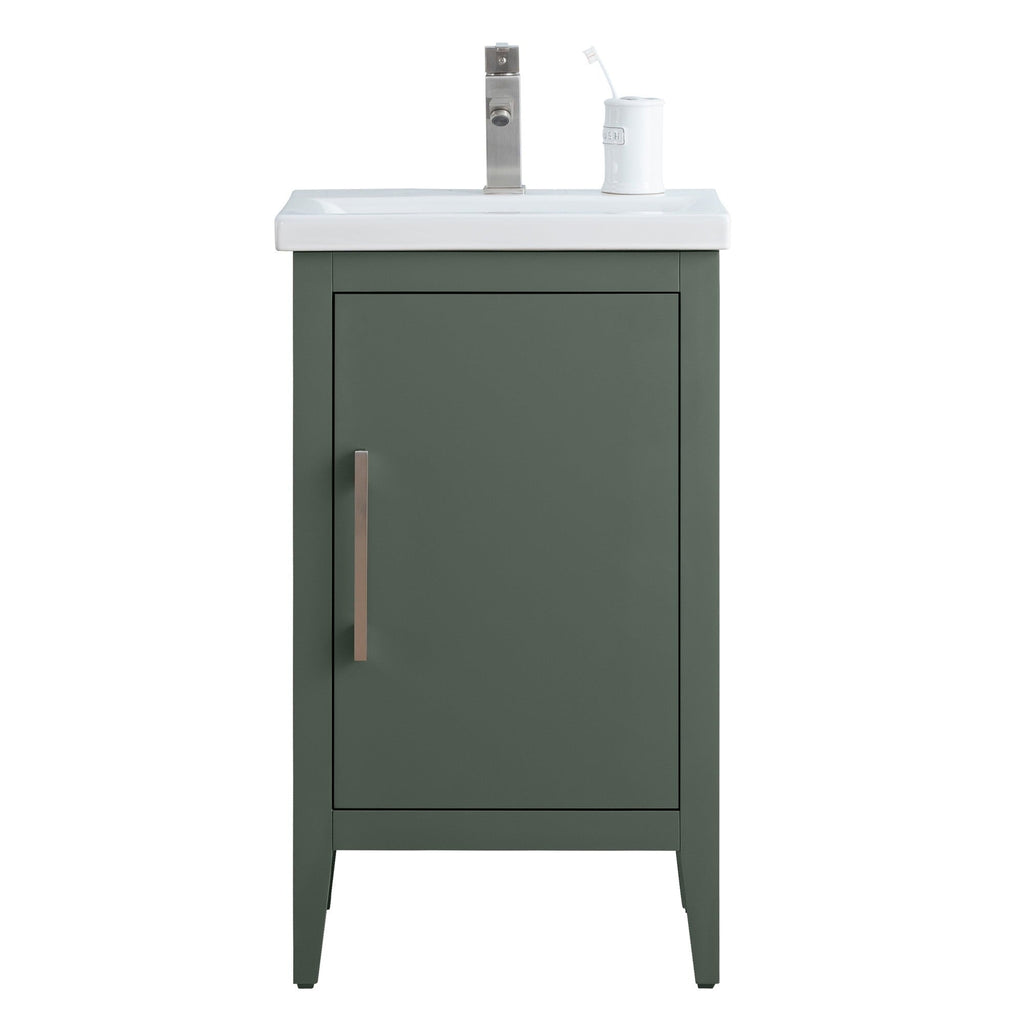 Meuble-lavabo simple Vanity Art 20, 24 ou 30 avec dessus en céramique