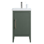 Meuble-lavabo simple Vanity Art 20, 24 ou 30 avec dessus en céramique