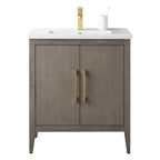Meuble-lavabo simple Vanity Art 20, 24 ou 30 avec dessus en céramique