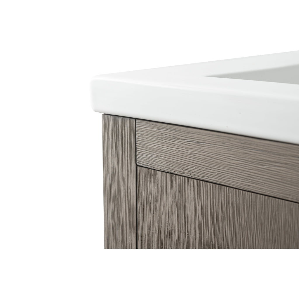 Meuble-lavabo simple Vanity Art 20, 24 ou 30 avec dessus en céramique