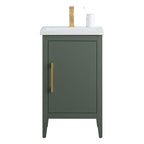 Meuble-lavabo simple Vanity Art 20, 24 ou 30 avec dessus en céramique