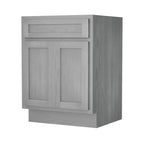 Meuble-lavabo simple en bois massif de 24 pouces de Vanity Art