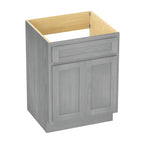 Meuble-lavabo simple en bois massif de 24 pouces de Vanity Art