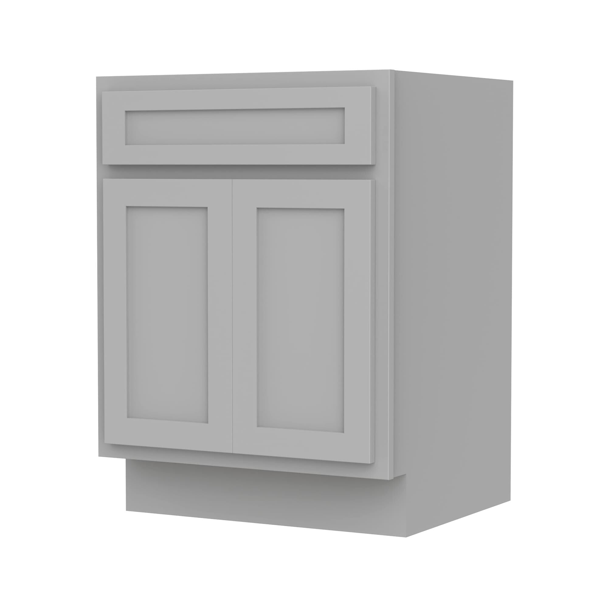 Meuble-lavabo simple en bois massif de 24 pouces de Vanity Art