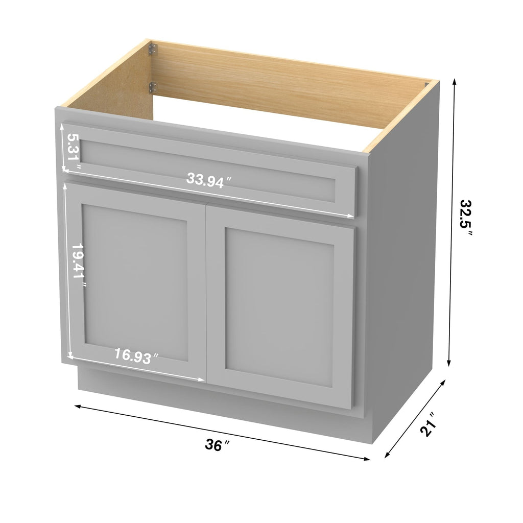 Meuble-lavabo simple de 36 pouces Vanity Art