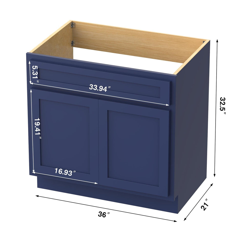 Meuble-lavabo simple de 36 pouces Vanity Art