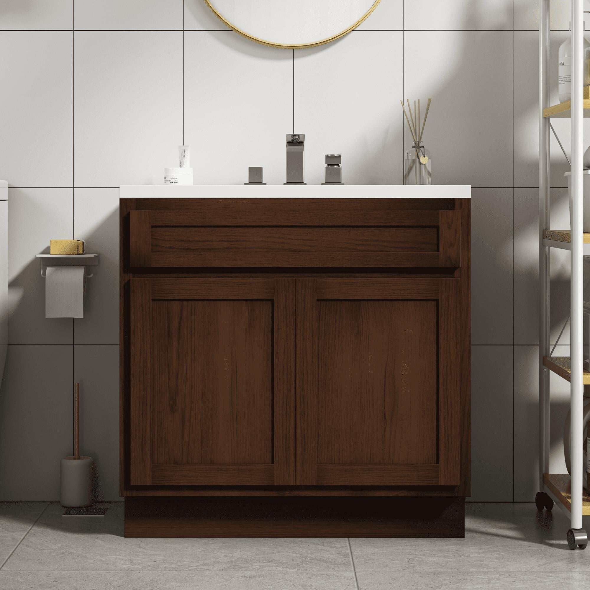 Meuble-lavabo simple de 36 pouces Vanity Art