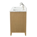 Meuble-lavabo de salle de bain Vanity Art avec lavabo en céramique et plateau en marbre reconstitué