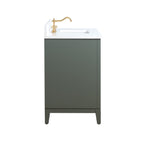 Meuble-lavabo de salle de bain Vanity Art avec lavabo en céramique et plateau en marbre reconstitué