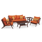 Ensemble de 5 sièges de patio d'extérieur Sunbrella Vaughn