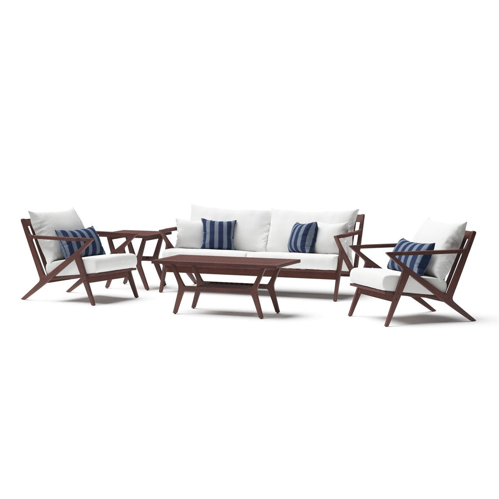 Ensemble de 5 sièges de patio d'extérieur Sunbrella Vaughn