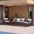 Ensemble de 5 sièges de patio d'extérieur Sunbrella Vaughn