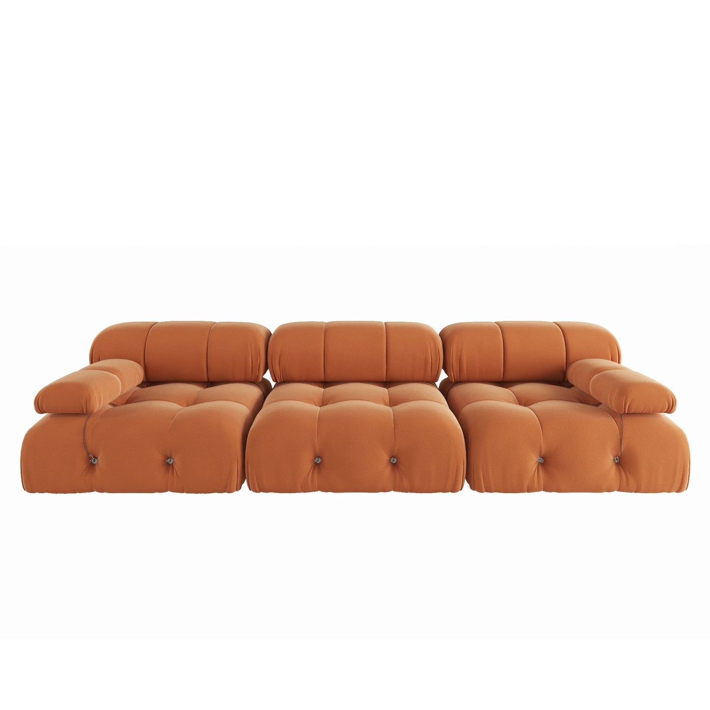 Canapé modulable réversible 3 places en velours