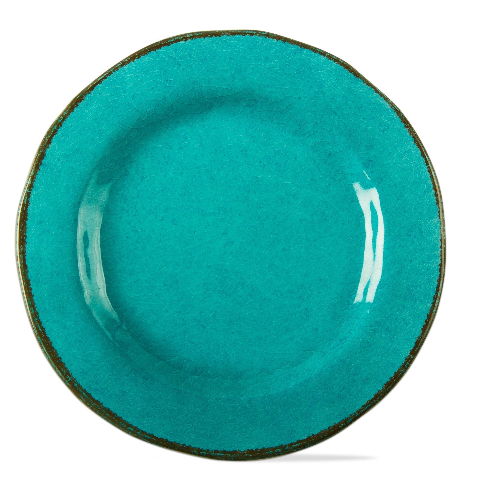 Ensemble de 4 assiettes plates en mélamine Veranda