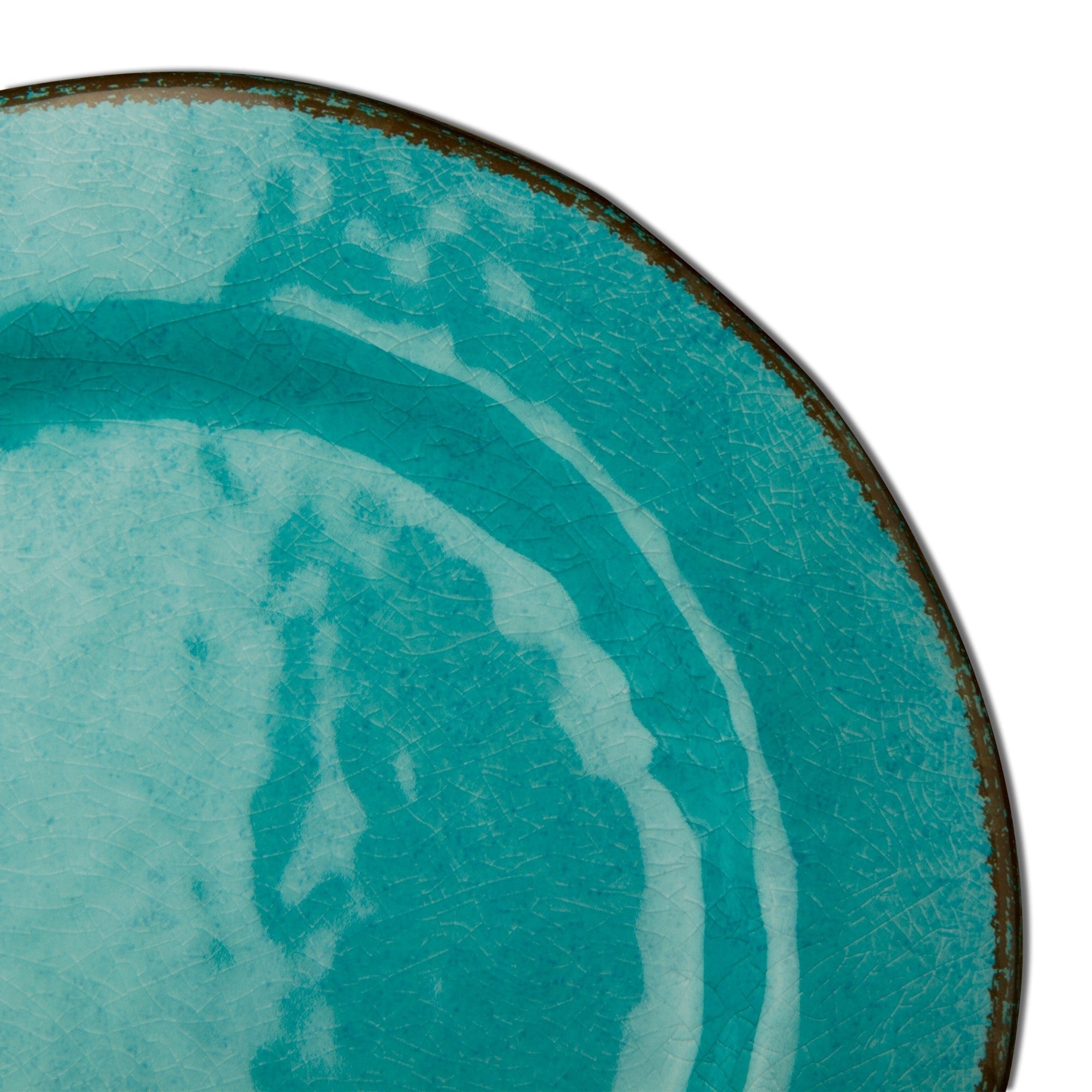 Ensemble de 4 assiettes plates en mélamine Veranda