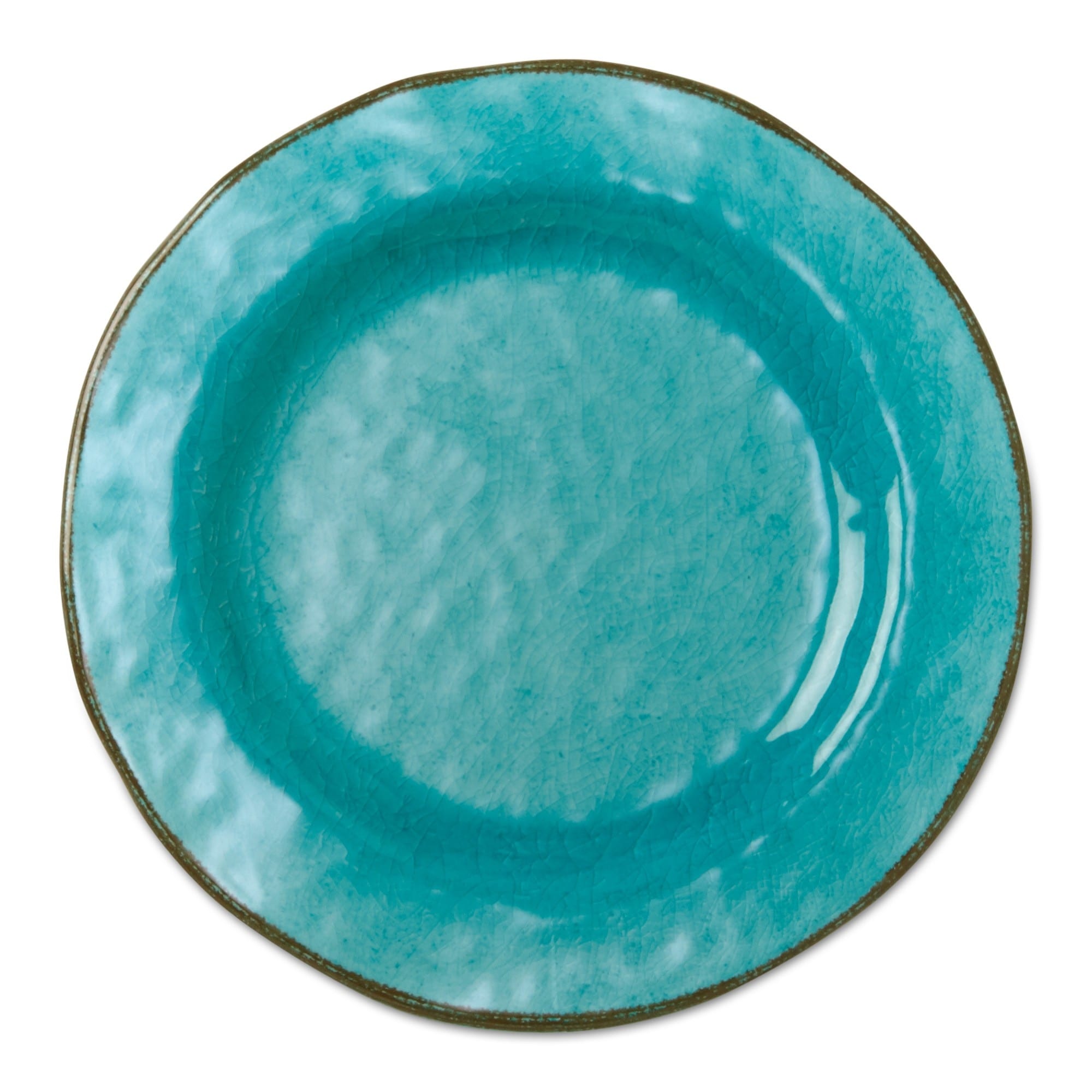 Ensemble de 4 assiettes plates en mélamine Veranda
