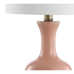 Lampe de table à LED Vermont 22 en verre/métal, blanche (lot de 2) par JONATHAN Y