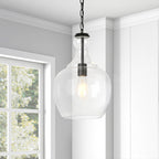 Suspension Verona 11 large avec abat-jour en verre - 11 large
