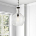 Suspension Verona 11 large avec abat-jour en verre - 11 large