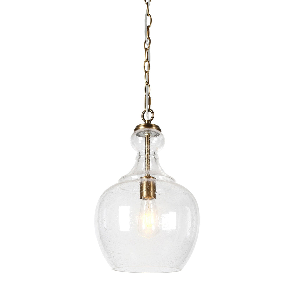 Suspension Verona 11 large avec abat-jour en verre - 11 large