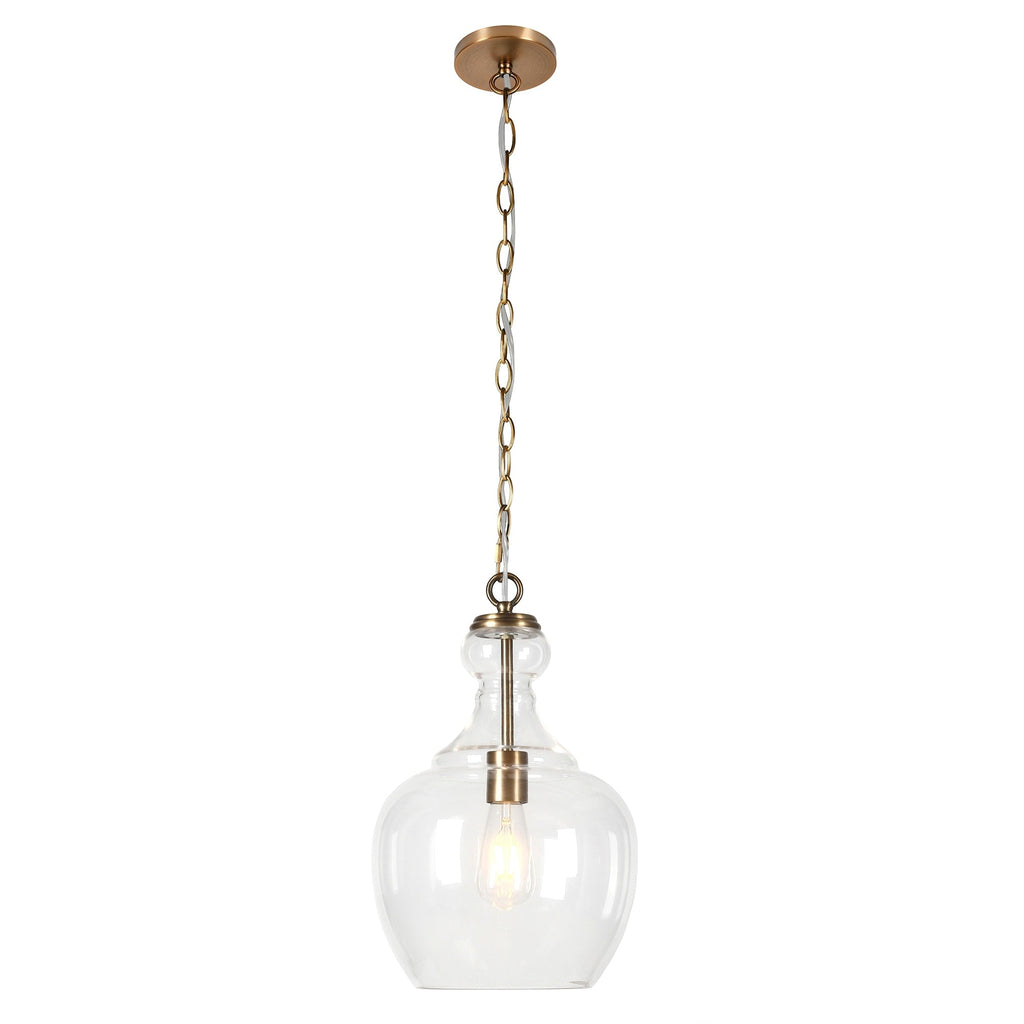 Suspension Verona 11 large avec abat-jour en verre - 11 large