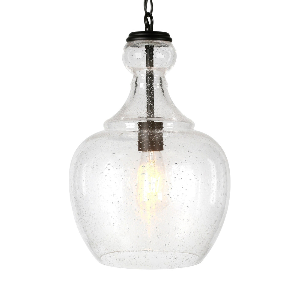 Suspension Verona 11 large avec abat-jour en verre - 11 large