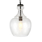 Suspension Verona 11 large avec abat-jour en verre - 11 large