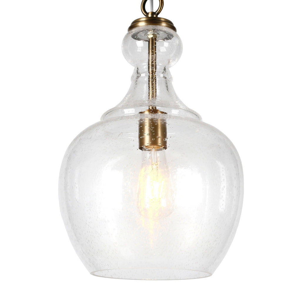 Suspension Verona 11 large avec abat-jour en verre - 11 large