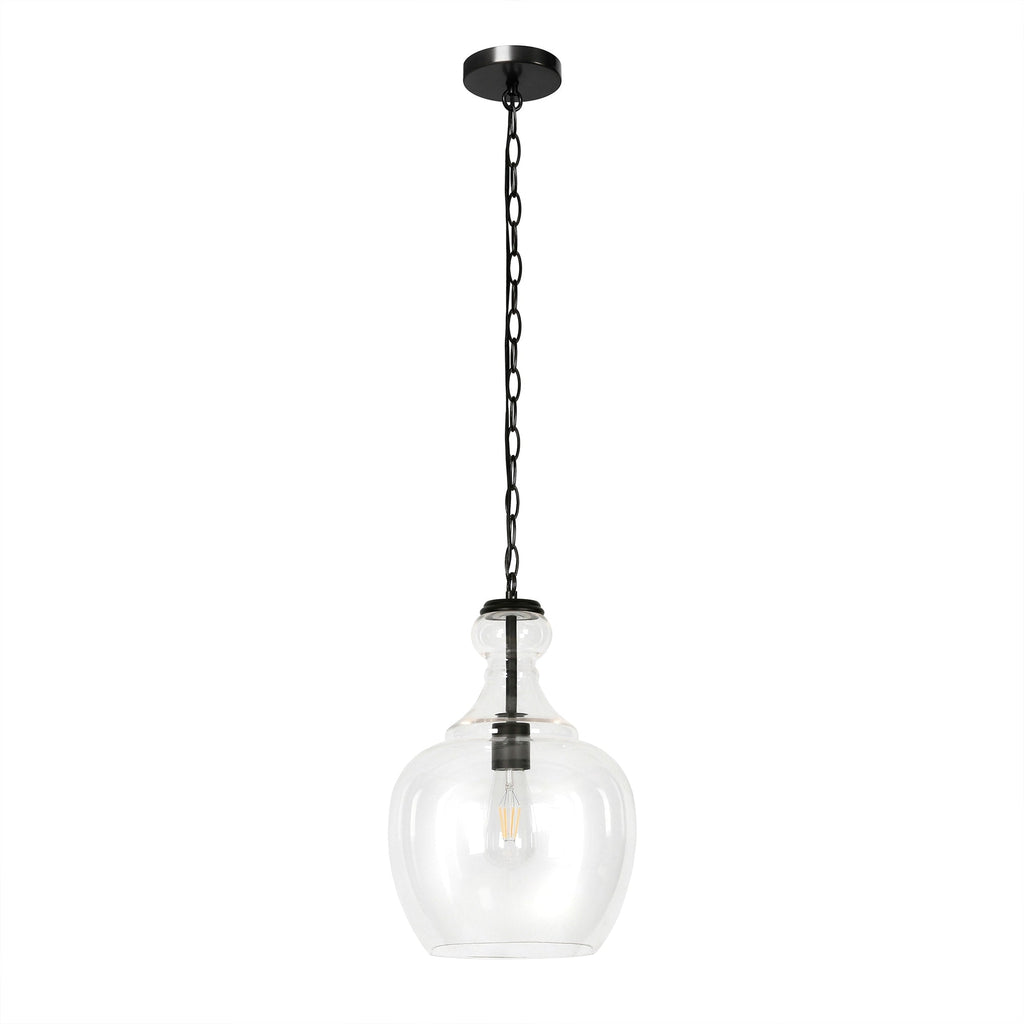 Suspension Verona 11 large avec abat-jour en verre - 11 large